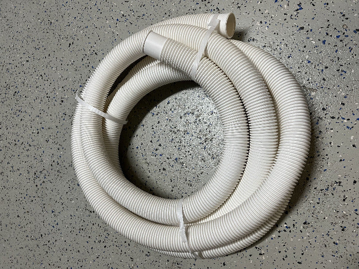 Schwimmbadschlauch weiß Ø 38 mm, 1,5 m, 4,5 m