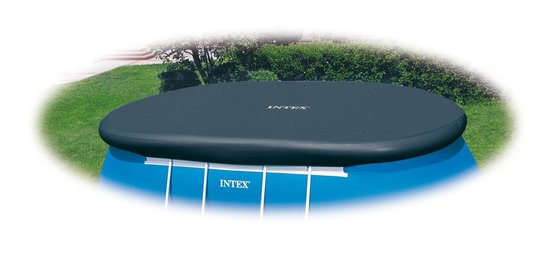 Abdeckplane Oval Frame 610x366 cm