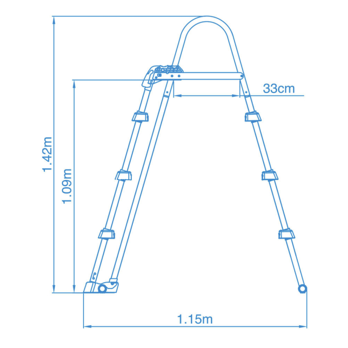 Intex Sicherheitsleiter 91-107 cm