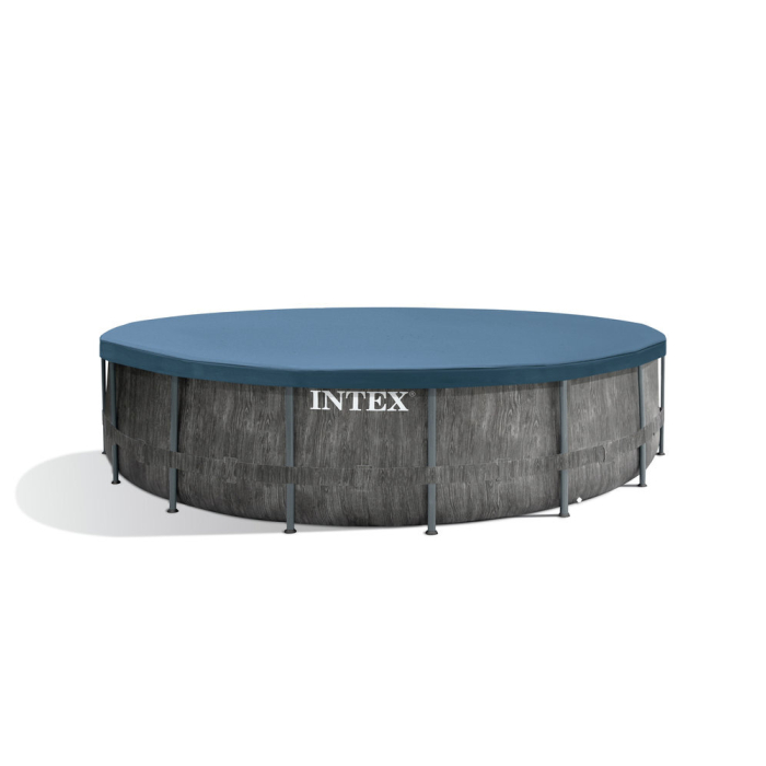 Intex Frame Pool Prism Greywood Ø 457x122 cm
