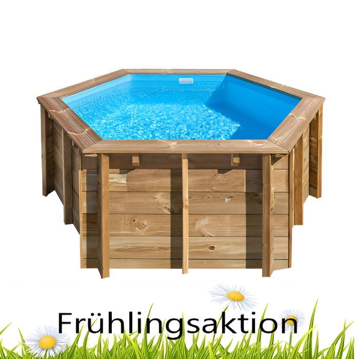 Gre Echtholzpool Lili 2 Ø 280x107 cm
