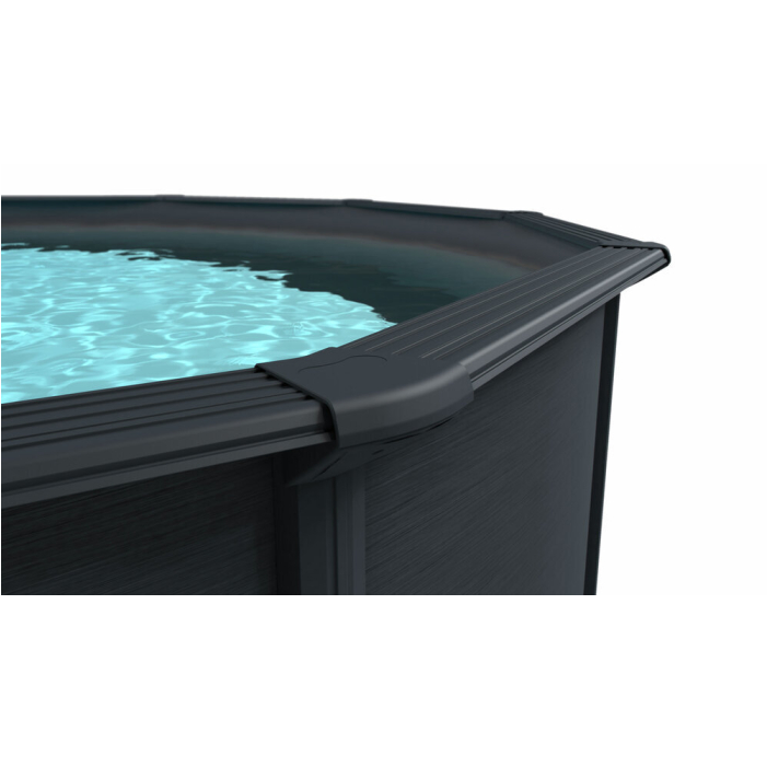 Steinbach Stahlwandpool Nuovo de Luxe II 550x120 cm, anthrazit