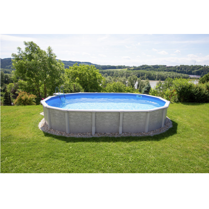 Steinbach Stahlwandpool Grande oval 610x366x135 cm