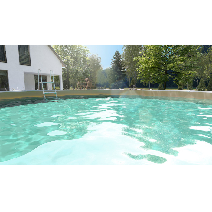 Steinbach Stahlwandpool Nuovo de Luxe II 460x120, weiß