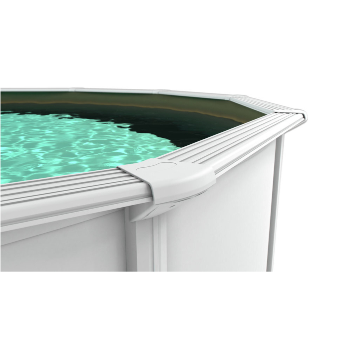 Steinbach Stahlwandpool Nuovo de Luxe II 460x120, weiß