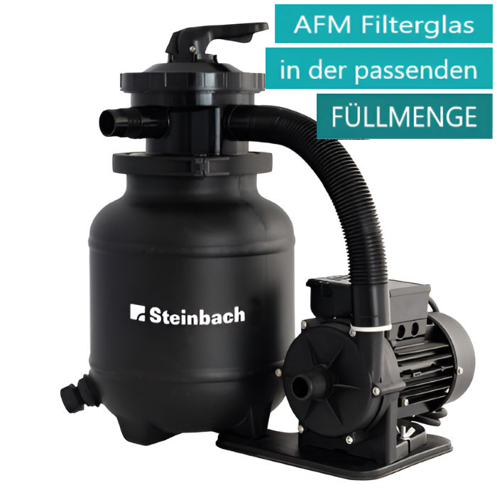 AFM Filterglas und Quarzfiltersand in der passenden Körnung und Menge erhältlich