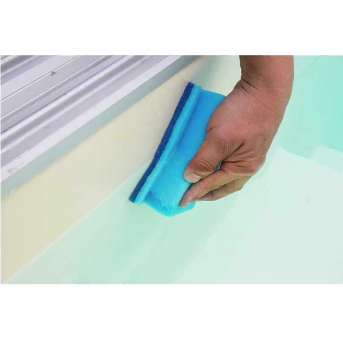Steinbach Handschrubber – Reinigung der Wasserlinie mit der rauen Seite für hartnäckigen Schmutz