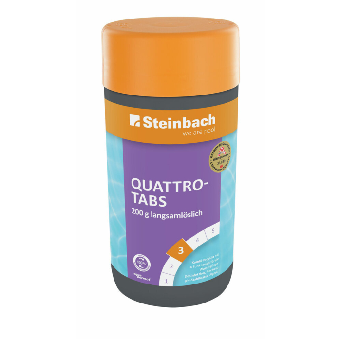 Steinbach Quattrotabs 200 g organisch, 1 kg, 5 kg