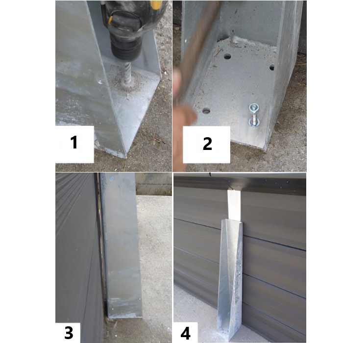 Gre Composite/WPC rechteckig 315x175x96 cm, NEU