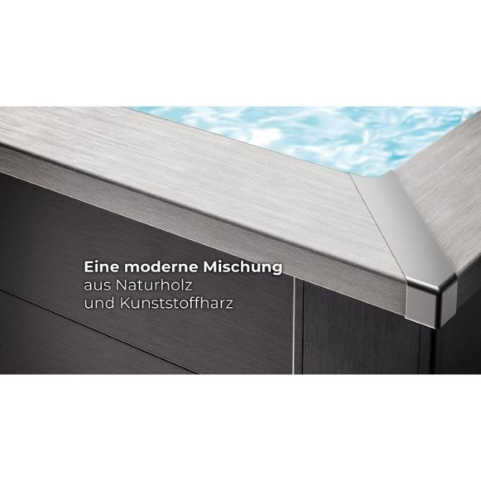 Gre Composite/WPC rechteckig 595x315x126 cm, NEU