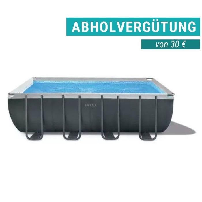 Intex Frame Pool Ultra Quadra XTR 549x274x132 cm mit Kombianlage Sand/Salz