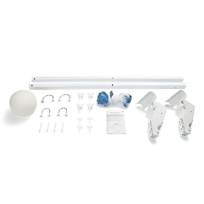 Intex Frame Pool Ultra Quadra XTR 732x366x132 cm, Kombianlage, Reinigungsset, Volleyballset