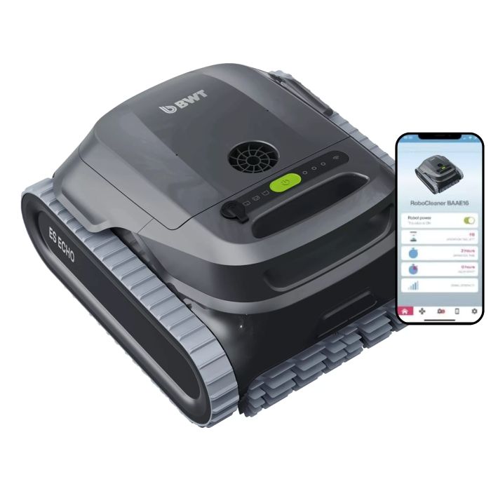 BWT Poolroboter ES Echo – Smartphone-App Steuerung mit WiFi und Ladeanzeige
