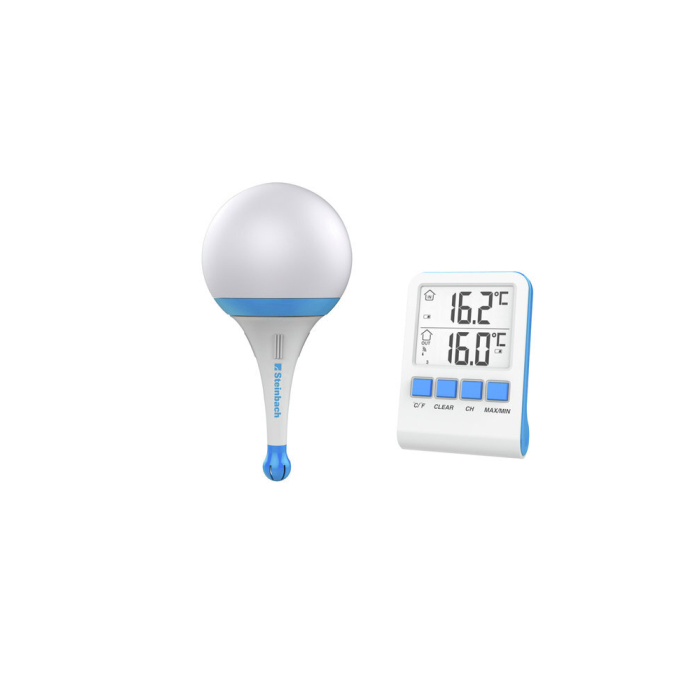 Steinbach Solarleuchte mit Funkthermometer