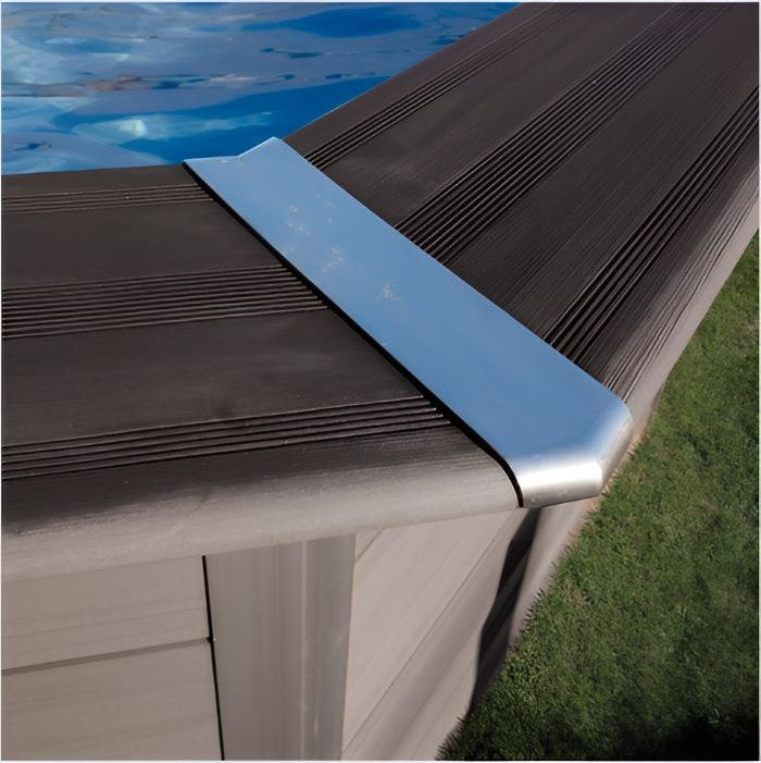 Gre Composite/WPC rund 410x124 cm