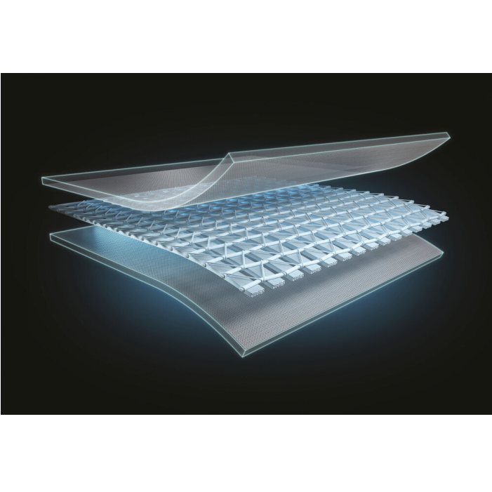 Intex Whirlpool PureSpa Chevron Deluxe Square, ⧄ 239x71 cm, mit Salzwasser- & Kalkschutzsystem