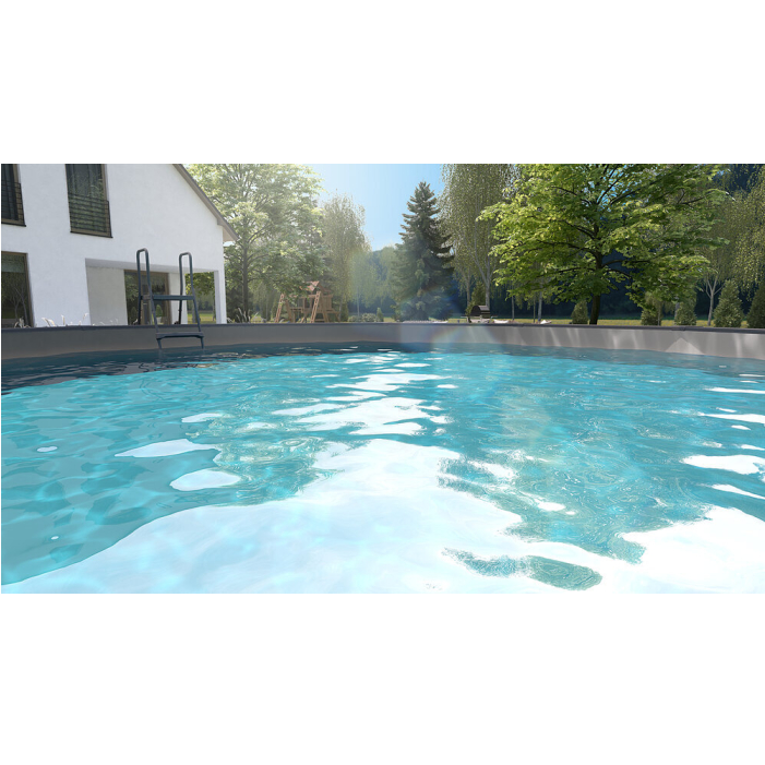 Steinbach Stahlwandpool Nuovo de Luxe II 550x120 cm, anthrazit