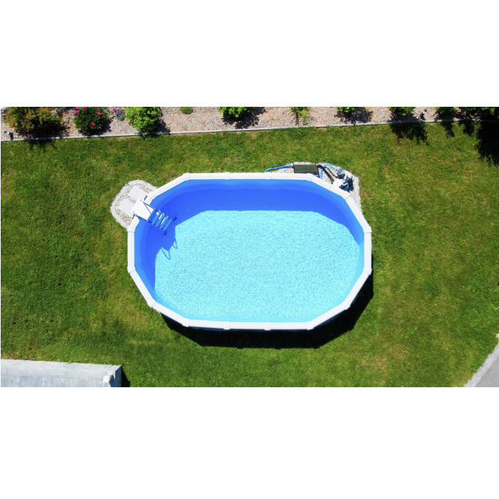 Steinbach Stahlwandpool Grande oval 730x366x135 cm