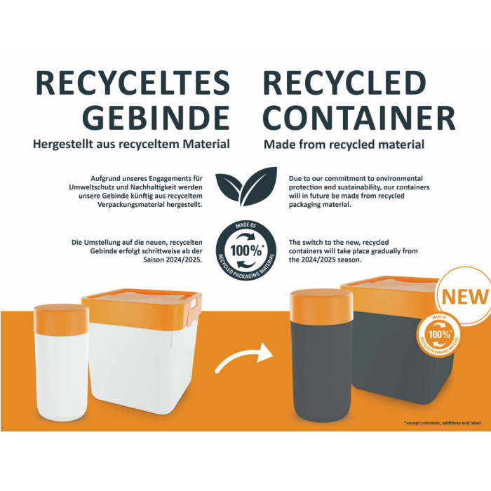 Steinbach Whirlpoolset – anthrazitfarbene Gebinde aus recyceltem Material, in Österreich produziert
