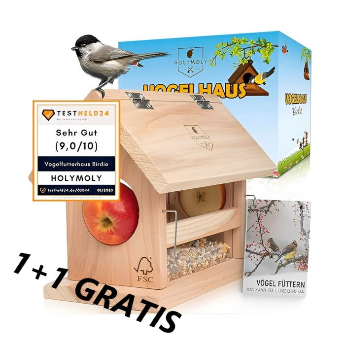 Vogelfutterhaus Birdie 2.0, 1+1 gratis