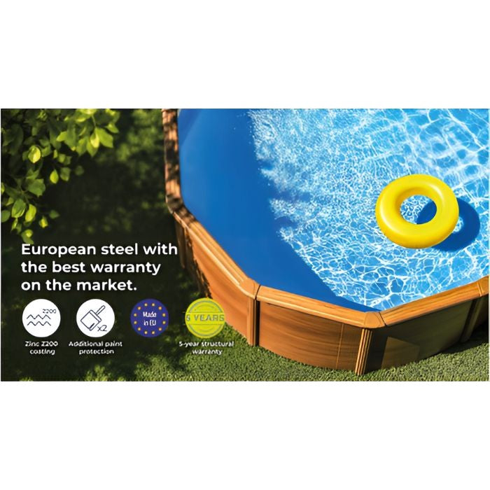 Gre Amazonia Stahlwandpool 610x375x132 cm – Detailansicht
