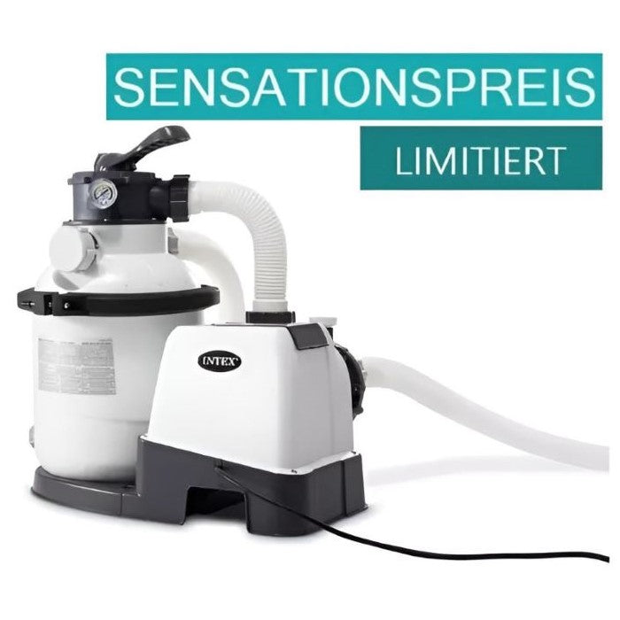 Intex Sandfilteranlage 4 m³, SX1500, Komplettansicht