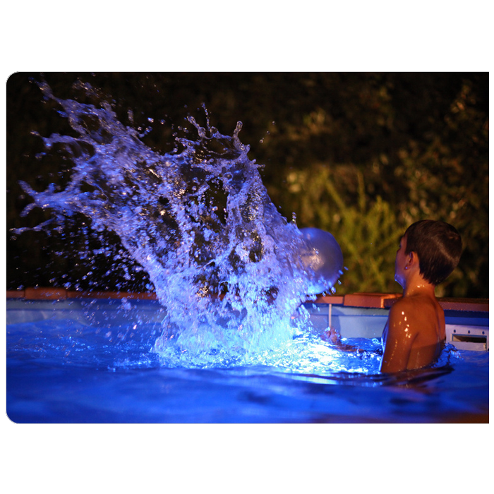 Seamaid LED Poolscheinwerfer für Aufstellbecken, Kaltweiß